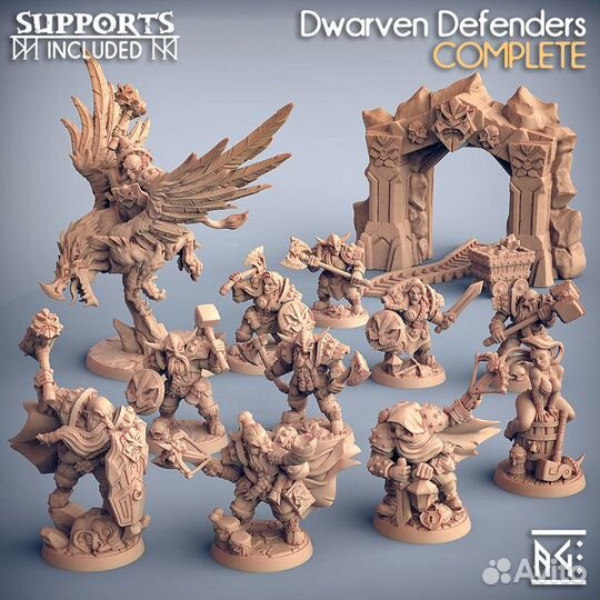 Гномы/Дварфы для DnD от студии Artisun Guild
