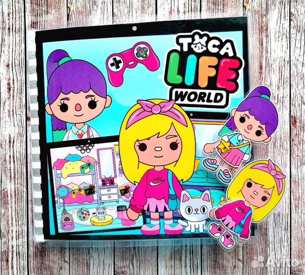 Альбом на липучках Тока Бока