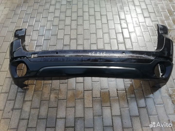 BMW X5 F15 бампер задний С юбкой