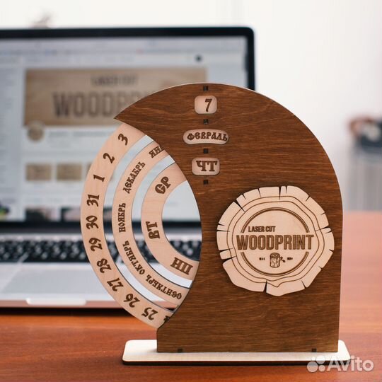 Лазерная резка и гравировка по дереву WoodPrint