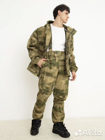 Костюм демисезонный Горка-8 на флисе (цвет Мох)