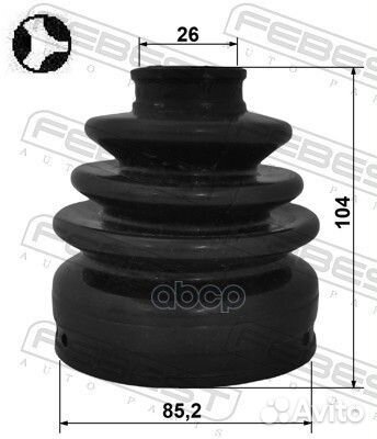 Пыльник шрус внутренний комплект 85.2X104X26