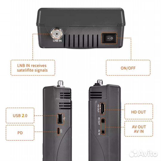 Прибор настройки спутниковых антенн v8 finder 2