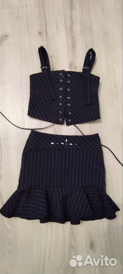 Костюм школьный 4 в 1, р. для девочки, 116-122