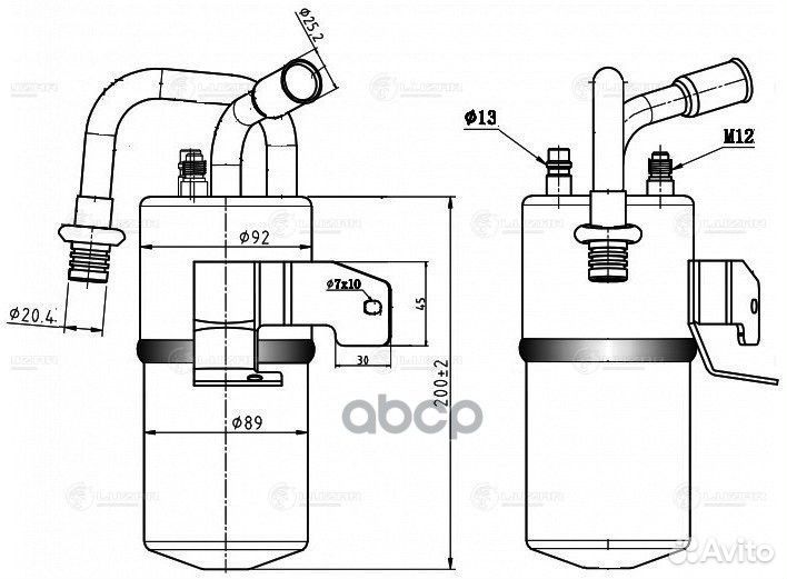 Ресивер-осушитель конд. для а/м Ford Fusion (02