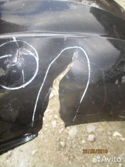 Бампер задний VW Polo Фольксваген Поло 6RU807421