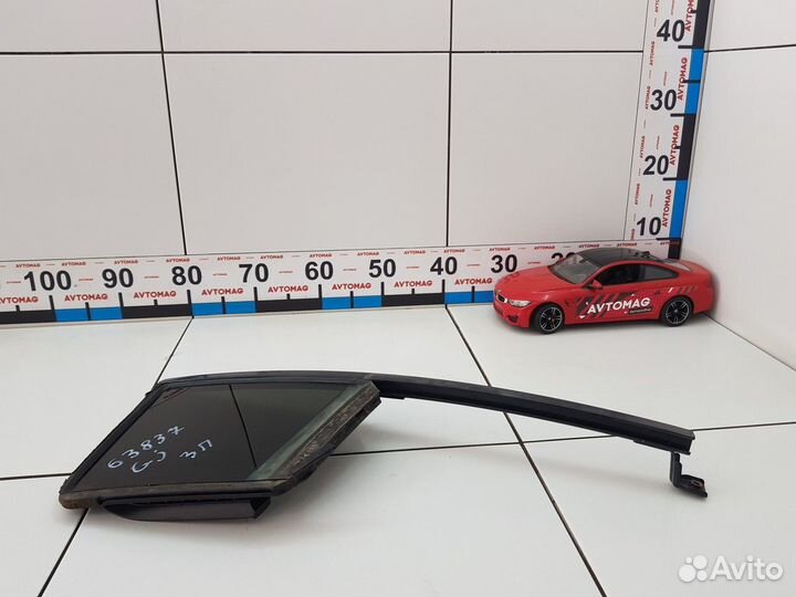 Стекло двери заднее правое (глухое) (Mazda 6)