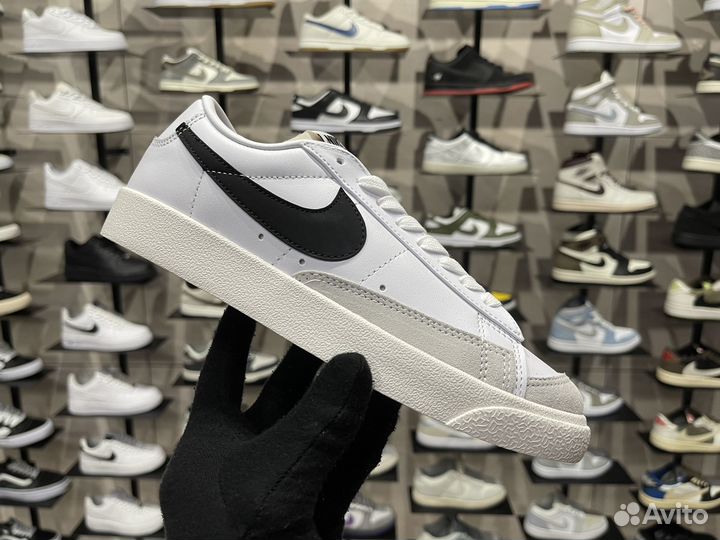 Кроссовки Nike Blazer Low '77 Vintage White-Black