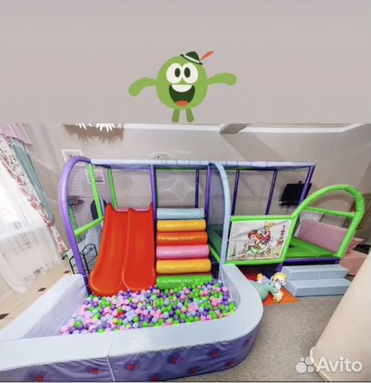 Игровой комплекс с горками