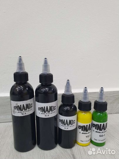 Тату краска, не вскрытая 60мл, 30мл, 120мл