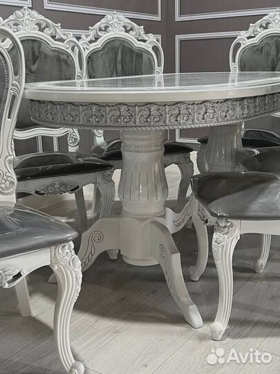 Кухонный стол стулья обеденная группа лапка шейх