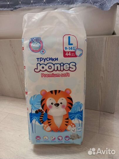Подгузники трусики joonies premium soft