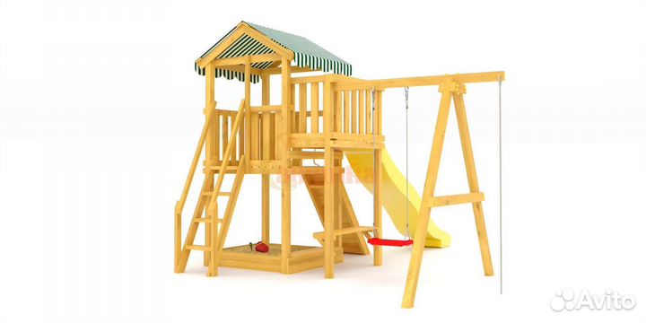 Детская площадка Савушка Мастер 1 plus горка 3 м
