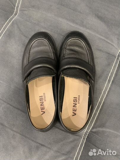 Лоферы женские натуральная кожа 37