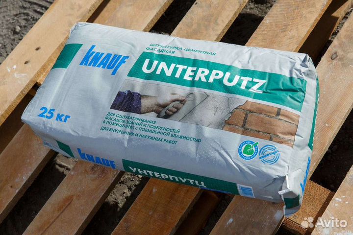 Штукатурка кнауф Унтерпутц цементная фасадная 25кг