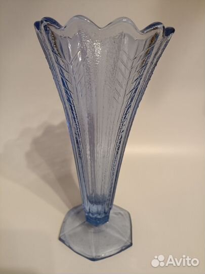 Ваза цветное стекло СССР