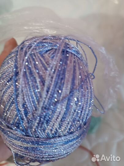 Пряжа с люрексом