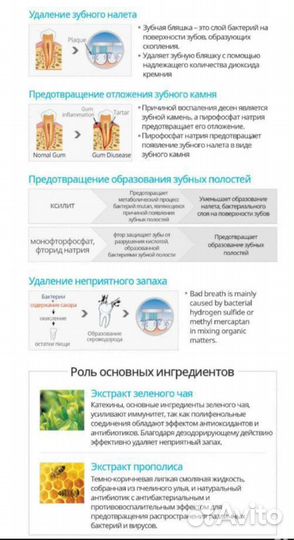 Зубная паста Атоми