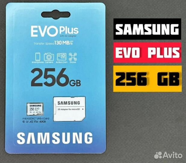 Microsdxc 256GB Samsung Class 10 Evo Plus U1 (R/W