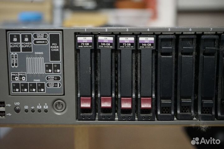 Сервер HP proliant dl380 gen5