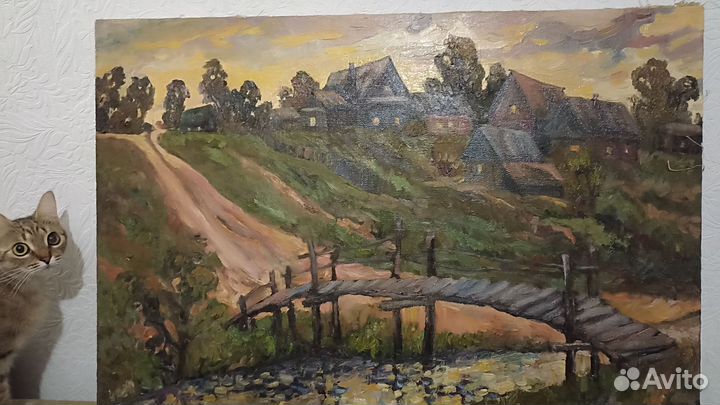 Картина маслом на холсте большая