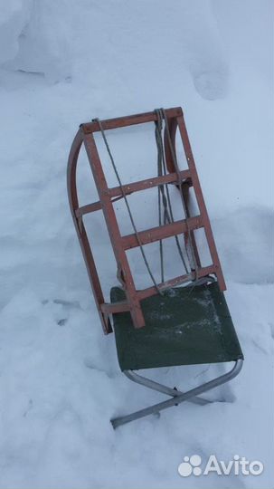 Санки алюминиевые для охоты и рыбалки