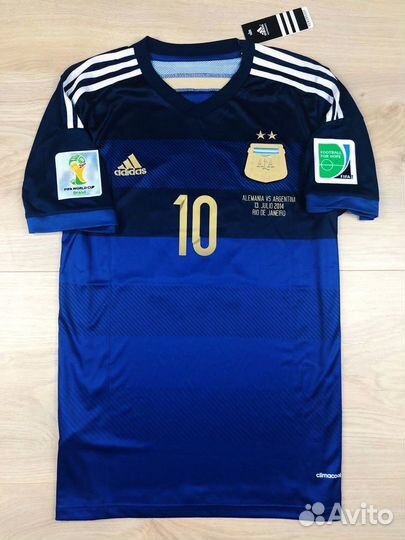 Месси Аргентина Футбольная форма Adidas чм-2014