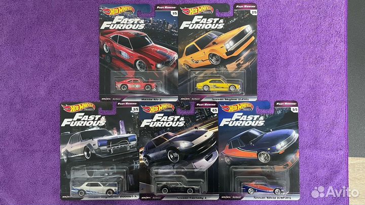 Hot wheels premium fast and furious