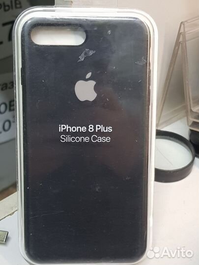 Клип-Кейс Silicone Case для iPhone 8 Plus (Black)