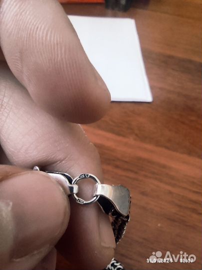 Цепочка Мужская серебро 925 рамзес