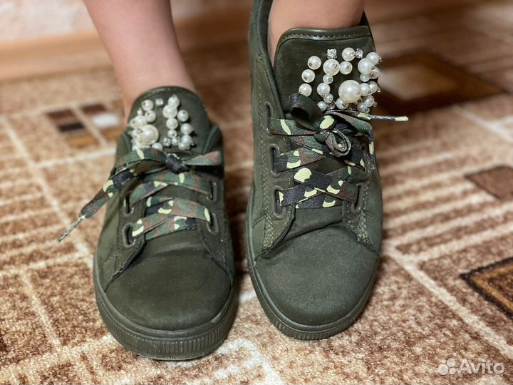 Кроссовки кеды женские