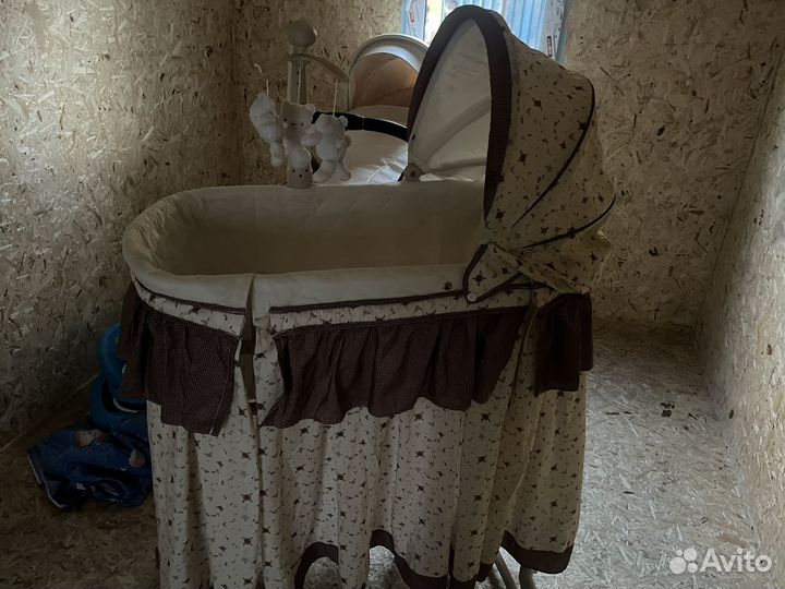 Люлька колыбель с вибрацией для сна