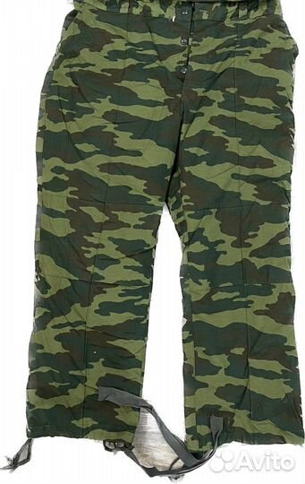 Брюки ватные армейские зимние флора