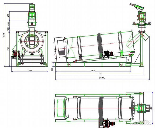 Установка финишного напыления гранул