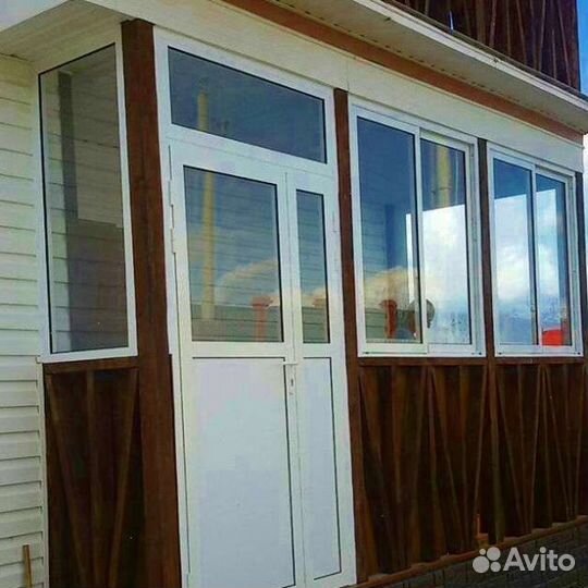 Пластиковые окна. остекление домов