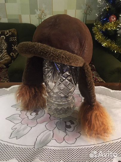 Шапка ушанка женская Овчина