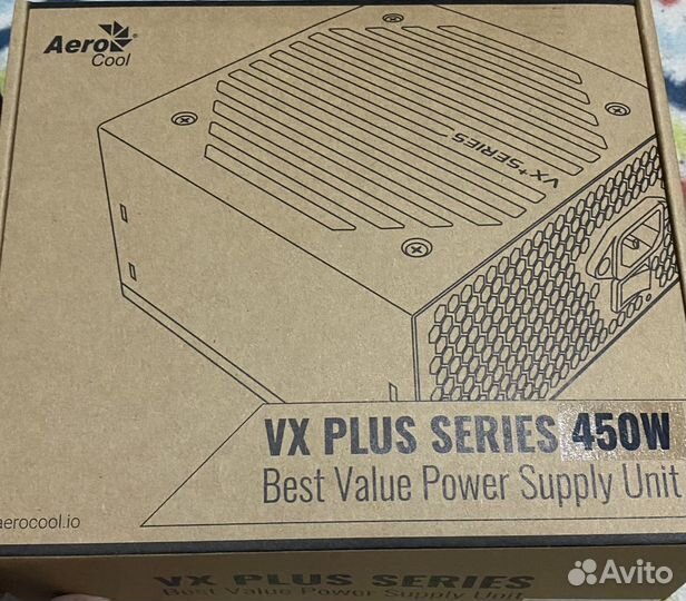 Блок питания aerocool vx plus 450w