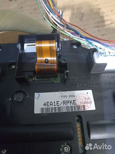 Панель приборов в милях от Ниссан Кашкай J11