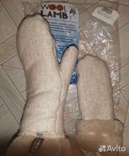 Варежки мех натуральная овчина
