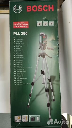 Линейный лазерный нивелир Bosch PLL 360