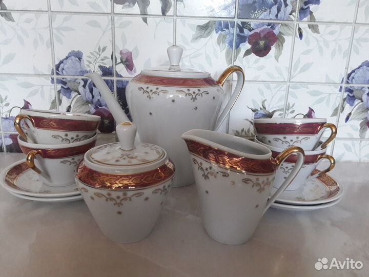 Кофейно-чайный сервиз гдр