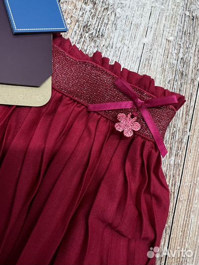 Юбка плиссированая 146 см Франция 11 лет новая