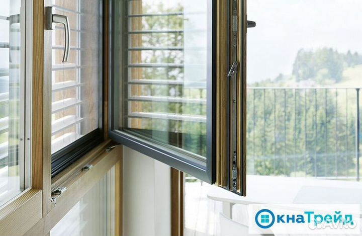 Алюминиевые балконные рамы-купе