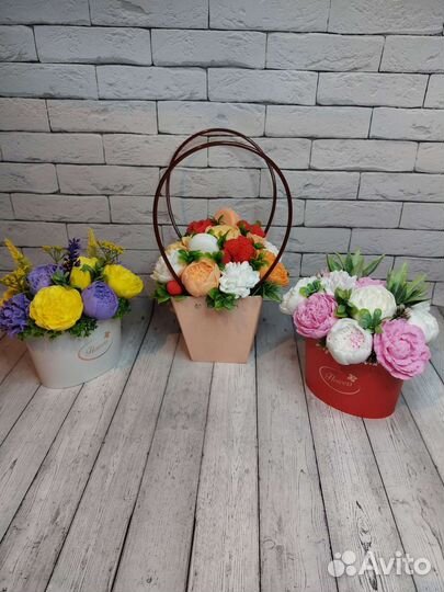 Букеты из мыла ручной работы