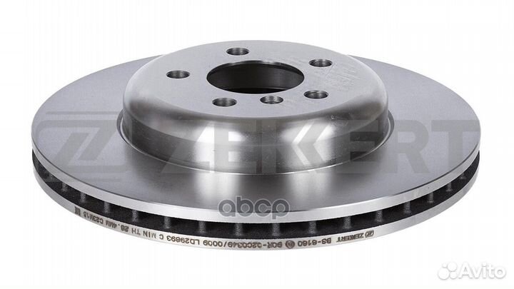 Диск торм. перед. zekkert BS6160 BMW 5 (F10 F11)