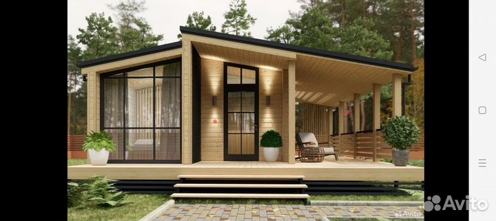 Каркасный Модульный дом