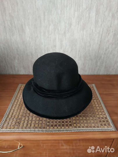 Шляпа женская черная