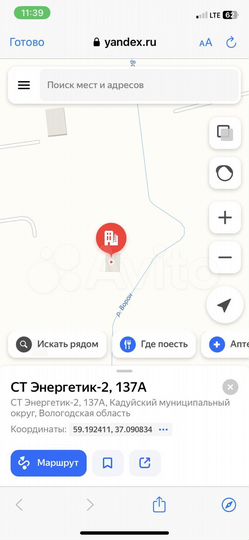 Дача 60 м² на участке 8 сот.