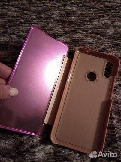 Чехол на ксиоми редми7 новый розовый