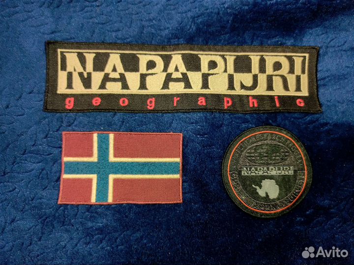 Нашивки на одежду Napapijri полный комплект ориг